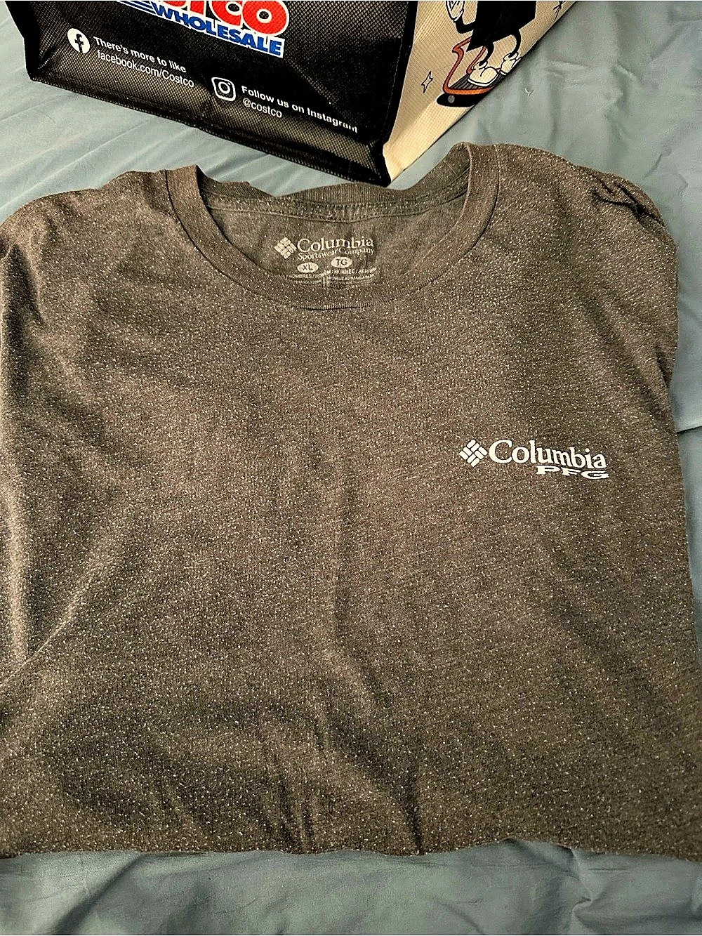 Columbia PFG Daily T-Shirt Short Sleeve Tee Gray